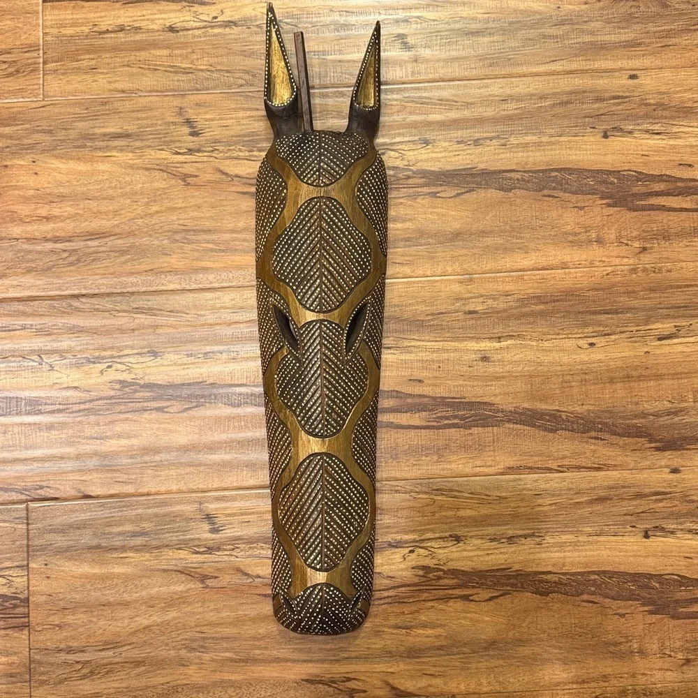 African Wooden Tribal Masks Set of 3